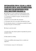 DIVEMASTER FINAL EXAM A AND B PACKAGE DEAL 2026 EXAMINATION TEST SOLVED QUESTIONS WITH FULL SOLUTION GRADED A&plus;