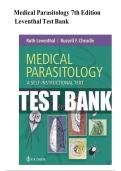 Medical Parasitology 7th Edition Leventhal Test Bank Complete Exam Prep Resource 2025&sol; 2026
