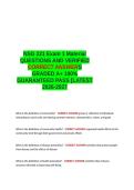 NSG 221 Exam 1 Material QUESTIONS AND VERIFIED CORRECT ANSWER GRADED A&plus; LATEST -2026-2027- 100- GUARANTEED PASS&period;docx