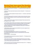 Maryland Home Improvement Real Questions and Verified Answers 100&percnt; Correct &lpar;A&plus;&rpar; 2026