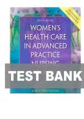 TEST BANK FOR Women's Health Care in Advanced Practice Nursing 2nd Edition by Ivy M&period; Alexander ISBN&colon; 978-0826190017 COMPLETE GUIDE ALL CHAPTERS COVERED 100&percnt; VERIFIED A&plus; GRADE ASSURED&excl;&excl;&excl;&excl;NEW LATEST UPDATE&excl;&excl;&excl;