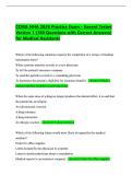CCMA NHA 2026 Practice Exam &ndash; Recent Tested Version 1 &lpar;180 Questions with Correct Answers&rpar; for Medical Assistants