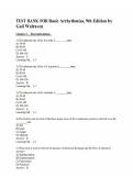 Basic Arrhythmias 9th Edition Gail Walraven Test Bank Complete Exam Prep Resource 2025&sol; 2026
