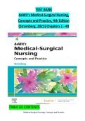 Test Bank for Dewitt&rsquo;s Medical Surgical Nursing Concepts and Practice 4th Edition Stromberg &sol; All Chapters 1-49 &sol; Full Complete 2023