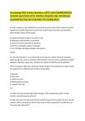 Gerontology HESI Practice Questions &ndash; Comprehensive Exam Preparation &ndash; Verified Questions with Answers and Rationales