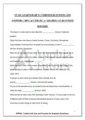 GY 101 Learnsmart 8 &vert; VERIFIED QUESTIONS AND ANSWERS &vert; 100&percnt; ACCURATE&comma; A&plus; GRADED&comma; GUARANTEED SUCCESS&excl;