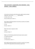 IMSE 250 EXAM 1 QUESTIONS AND ANSWERS &vert; 2026 UPDATE &vert; 100&percnt; CORRECT&period;
