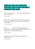 NRNP 6550 FINAL TEST PAPER 2026 QUESTIONS AND SOLUTIONS GRADED A&plus; COMPLETE STUDY GUIDE