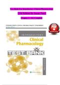 Full Test Bank for Introductory Clinical Pharmacology &lpar;12th Edition&rpar; by Susan M&period; Ford Complete Coverage &lpar;Chapters 1&ndash;54&rpar; Verified Question & Answer Sets Pharmacokinetics &sol; Medication Safety &sol; Electrolyte Therapy &sol; Psychotropic Agents Updated 2026 Version