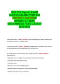NSG 316 Topic 2 EXAM QUESTIONS AND VERIFIED CORRECT ANSWER GRADED A&plus; LATEST -2026-2027- 100- GUARANTEED PASS&period;docx