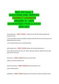 NSG-316 Exam 3 QUESTIONS AND VERIFIED CORRECT ANSWER GRADED A&plus; LATEST -2026-2027- 100- GUARANTEED PASS&period;docx