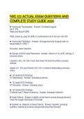 NSG 322 ACTUAL EXAM QUESTIONS AND COMPLETE STUDY GUIDE 2026