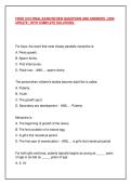 FRHD 1010 FINAL EXAM REVIEW QUESTIONS AND ANSWERS &vert; 2026  UPDATE &vert; WITH COMPLETE SOLUTIONS&period; 