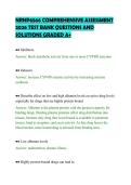 NRNP6566 COMPREHENSIVE ASSESSMENT 2026 TEST BANK QUESTIONS AND SOLUTIONS GRADED A&plus;