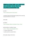 NRNP6566 EXAM PREP 2026 QUESTIONS AND ANSWERS TESTED PRACTICE SOLUTION GUARANTEED PASS