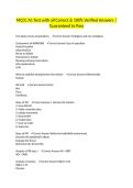 MCCC A1 Test with all Correct & 100&percnt; Verified Answers &vert;Guaranteed to Pass