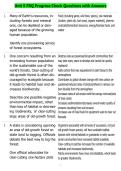 Unit 5 FRQ Progress Check Questions with Answers