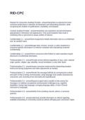 RID-CPC QUESTIONS AND ANSWERS FULLY SOLVED