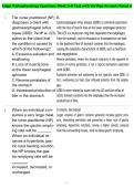 Edapt Pathophysiology Questions Week 5-8 Test with Verified Answers Rated A