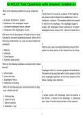 GI NCLEX Test Questions with Answers Graded A&plus;