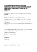 Comprehensive Nursing Exam Bundle &ndash; Practice Questions with Verified Answers and Rationales Across Multiple Core Subjects
