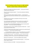 FA CCC Final Exam with all Correct & 100&percnt; Verified Answers &vert;Latest Version &vert;Already Graded A&plus;