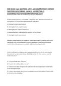 HESI RN Exit Exam &ndash; Latest Comprehensive Version &ndash; Practice Questions with Verified Answers and Detailed Rationales