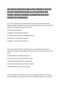 Comprehensive Nursing Exam Pack &ndash; HESI&comma; NCLEX & Final Exams &ndash; Practice Questions with Verified Answers and Rationales