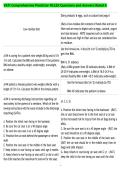 VATI Comprehensive Predictor NCLEX Questions and Answers Rated A