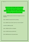 HESI A2 HESI VOCABULARY EXAM  QUESTIONS AND CORRECT DETAILED  ANSWERS EXAM  FOR 2025-2026 GRADED A&plus;  &lbrack;TESTED AND VERIFIED SOLUTION&vert;  
