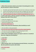 NSG 6998 APEA POST PREDICTOR FINAL EXAM RN QUESTIONS AND CORRECT ANSWERS GRADED A&plus;2026 2027 SOUTH UNIVERSITY