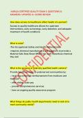 NUR426 CERTIFIED QUALITY EXAM 2&colon; QUESTIONS &  ANSWERS&colon; UPDATED A&plus; SCORE REVIEW