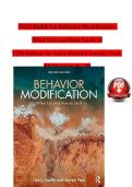 Full Test Bank for Behavior Modification&colon; What It Is and How To Do It &lpar;12th Edition&rpar; by Garry Martin and Joseph J&period; Pear Complete Coverage &lpar;Chapters 1&ndash;30&rpar; Verified Question & Answer Sets Reinforcement Schedules &sol; Stimulus Control &sol; Operant Conditioning &sol; E