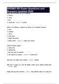ARDMS SPI Exam Questions and Answers Updated 2026
