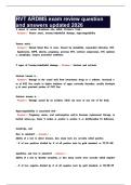 RVT ARDMS exam review question and answers updated 2026
