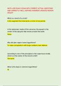MATH 4109 EXAM 2 EXAM WITH CORRECT ACTUAL QUESTIONS  AND CORRECTLY WELL DEFINED ANSWERS UPDATED REVIEW  2026&sol;27