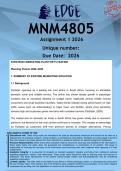 MNM4805 Assignment 1 &lpar;ANSWERS&rpar; 2026 - DISTINCTION GUARANTEED