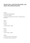 MSE 2001 EXAM 1 &vert; QUESTIONS AND ANSWERS &vert; 2026 UPDATE &vert; WITH COMPLETE SOLUTIONS&period;