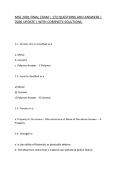 MSE 2001 FINAL EXAM &vert; 172 QUESTIONS AND ANSWERS &vert; 2026 UPDATE &vert; WITH COMPLETE SOLUTIONS&period;
