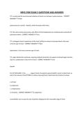 NRSG 2500 EXAM 3 QUESTIONS AND ANSWERS