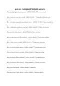 NURS 165 EXAM 1 QUESTIONS AND ANSWERS&period;