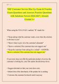 NRF Customer Service Rise Up Exam & Practice  Exam Questions and Answers Practice Questions  with Solutions Newest 2026-2027 &vert; Already  Graded A&plus;