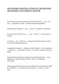 MSE 250 EXAM 1 CHAPTER 1-5 STUDY SET &vert; 300 QUESTIONS AND ANSWERS &vert; WITH COMPLETE SOLUTION&period;