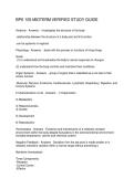 BPK 105 MIDTERM VERIFIED STUDY GUIDE
