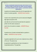 NATIONAL GUARDIANSHIP ASSOCIATION EXAM LATEST 2026-2027 ACTUAL  EXAM WITH COMPLETE QUESTIONS AND CORRECT DETAILED ANSWERS  &lpar;100&percnt; VERIFIED ANSWERS&rpar; &vert;ALREADY GRADED A&plus;&vert; &vert;&vert;PROFESSOR VERIFIED&vert;&vert;  &vert;&vert;BRANDNEW&excl;&excl;&excl;&vert;&vert;