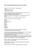 BPK 105 MIDTERM VERIFIED STUDY GUIDE