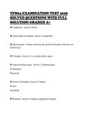 TFM04 EXAMINATION TEST 2026 SOLVED QUESTIONS WITH FULL SOLUTION GRADED A&plus;