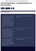 CJE MS II Benchmark &ndash; Accurate Solutions For Every Question