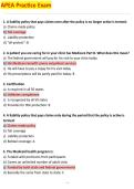 NSG 6998 APEA POST PREDICTOR FINAL EXAM PRACTICE RN QUESTIONS AND CORRECT ANSWERS GRADED A&plus; SOUTH UNIVERSITY