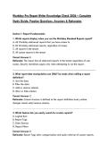 Workday Pro Report Writer Knowledge Check 2026 &ndash; Complete Study Guide with Practice Questions&comma; Answers & Detailed Rationales for Certification Exam Prep &lpar;Workday Reporting &rpar;